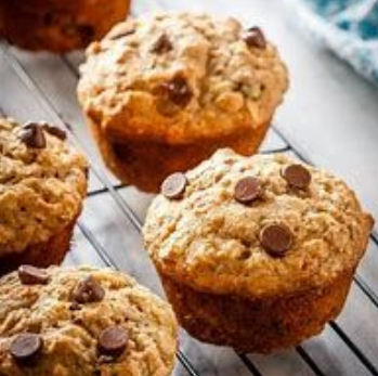 Wholemeal Banana & CHocolate Muffins